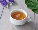 コンソメスープ Consomme soup（スパゲティの店『神田ナポリタン』 五反田店）