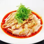 蒸し鶏の四川風ソース掛け（満州園 新小岩店）