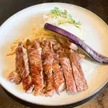 リブロースステーキ200g(溝の口もんじゃ餐)