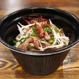 ローストビーフねぎ塩丼(ごま油香るニンニクたれ)(Food truck C.R. arata)