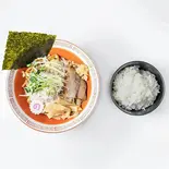 特濃油そば＆ライスセット【レンジ油そば】（武蔵野アブラ學会 神田店）