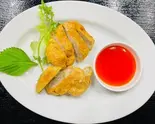 チャーコムベトナム風ハム青米入り揚げ Chả Cốm Chiên（ベトナム料理ハイイエンフード）