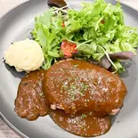 黒毛和牛ハンバーグ（バスタカフェ）