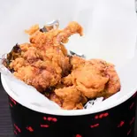 韓国フライドチキン(カンジャン(醤油))（韓国ダイニング まにぽぽ）