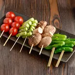 野菜串8本盛り合わせ(2本ずつ4種類)（やきとり門傳 吉祥寺店）