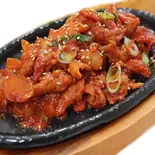 豚肉の辛味噌炒め、（BEF 韓国チキン）