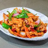 回鍋肉(辛口)（久一 中華料理）