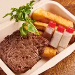 「塊肉ステーキ チャックロール 150g」 chuck-roll steak (150g)（～フランスで人気の塊肉ステーキの名店～ 肉ビストロ サクレフルール日本橋）