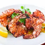 タンドリ海老4P Tandoori Shrimps - 4 Pieces（ゴクルインドレストラン福大前Gokul Indianrestaurant）