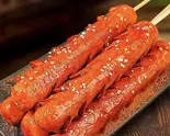 デンブン腸のフライ2本(淀粉肠)香辣（好美味麻辣湯 新宿店）