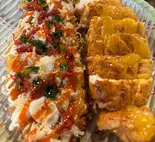 Bánh mì nướng mix(唐辛子塩焼きバインミー&バター肉でんぶ焼きバインミーセット)(bui tapioca warabi)