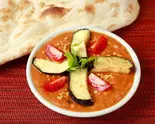 ナスとキーマカレー Eggplant Keema Curry(インドカレーダルビッシュ)