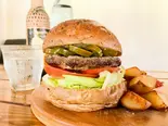 ハラペーニョバーガー(フライドポテト付)（Blue Green BURGER 市川店）