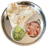 Prawn curry set（Pariwar restaurant and cafe）