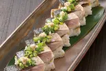 鯖の炙り押し寿司（魚鬨 勝どき店）