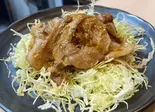 とんかつ檍の豚の生姜焼き定食(豚バラ)（とんかつ檍のカレー屋 いっぺこっぺ 北千住店）