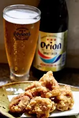 にんにく効いてる鶏の唐揚げ3個（喰い呑み処さとう）
