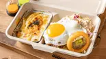 ビーフデミソースロコモコ×エビグラタン(goody goody 北24条駅前店)