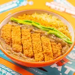 マッシュポテトチキンカツビビンバ（小馋猫烤肉拌饭(シャオチャンマオビビンバ)）