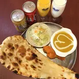 Rara  set with salad,tandoori chiken and soft drinks（Rara cuisin）