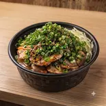 ねぎまみれ豚しょうが焼き丼140g/Negi-Mamire" Pork Ginger Bowl（【ライス大盛り無料】豚しょうが焼き本舗 TONかず 四ツ橋店）