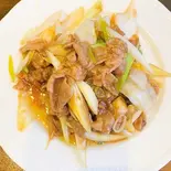 羊肉のネギ炒め（中国料理 栄偉豊）