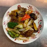 牛肉の台湾沙茶酱炒め（中華料理 芳香園 センター南店）