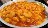 海老と玉子のチリソース（カミナリ飯店）