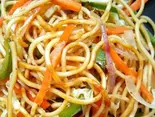 野菜チャウミン Vegetable chowmine（インディンネパールフードキャラバン）
