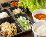 トントロ定食 Fatty Pork Set Meal(にっこりマッコリ高田馬場店)