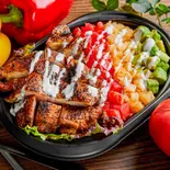 ケイジャンチキンオーバーライス バジル&ヨーグルトソース(Vendor of NewYork ベンダーオブニューヨーク)