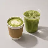 お抹茶ラテ(【自家製キャロットケーキ】REWARD COFFEE 葛西駅前店)