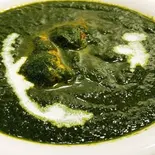 サグポークカレー(sag pork curry)（ミルチ亜細亜食堂 柿生店）