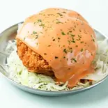 名物メンチカツ Minced meat cutlet(【ごはん特盛可】名物チャーシューエッグ丼 大衆食堂スタンドそのだ 森1丁目店)