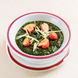 ほうれん草ときのこのカレー/Spinach＆Mashroom Curry（インド料理レストランアダルサ）