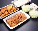 辛キング弁当(5枚)+鶏肉のから揚げ5個(生姜キング 浅草橋本店)