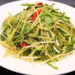 唐辛子、胡瓜のねぎ味和え（聚楽飯店）