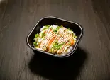 温玉とからしマヨチキン丼（おおぞら丼丸東四つ木店）