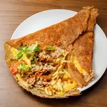 おかずクレープ(ツナとレンコンのサラダガレットカレー風味)（クレープリー リュカ）