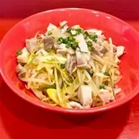豚ねぎもやし（横浜家系ラーメン赤家 西早稲田店）