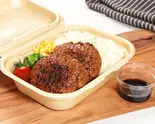 肉汁あふれる贅沢Wハンバーグ〈特製ソース仕立て〉（名古屋飯 丼＆ハンバーグ専門店 躍郎喜(おどろき)）