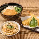 【当店人気No.3！】天ぷらセット（野口製麺所）