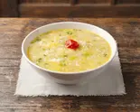 味おすすめ！(新)325kcal こころ回復粥(豚肉・たまご・白菜・ねぎなど) トッピング梅干付（風邪・胃腸炎の回復に お粥小屋 健康お粥専門店）