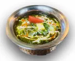 サグプローンsaag prawn (ほうれん草とエビのカレー)（本格インド料理 ザイカ）