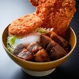 豚バラ角煮コロッケ丼（うまかもん）