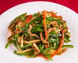 青椒肉絲 Chinese-Style Stir-Fried Green Peppers and Meat（中国料理 竹園 百年橋店）