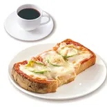 ピザトーストセット(レギュラーサイズドリンク付き)（上島珈琲店 福岡新天町店）