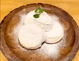 しろいパンケーキ【プレーン・自由にアレンジ】(しろいパンケーキとみずいろレモネード)