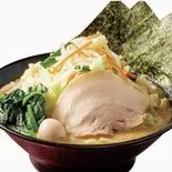 塩野菜ラーメン（横浜家系ラーメン 天来家）