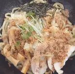 背徳の背脂ニンニク油そば 塩(油そば専門店横浜麺屋 とりのゆ)